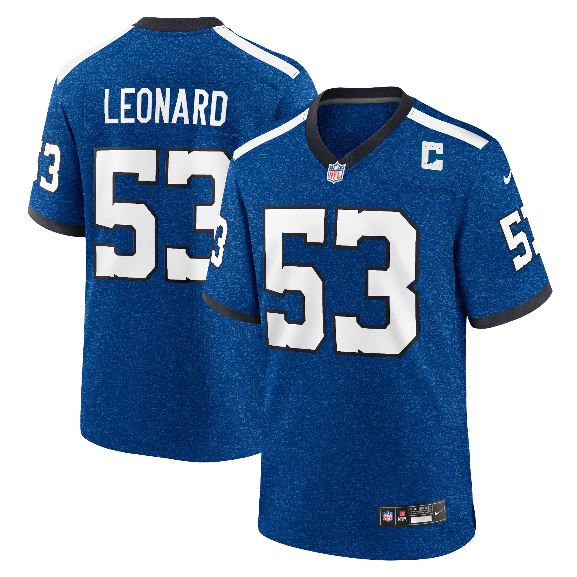 Shaquille Leonard Indianapolis Colts Indiana Nights Alternate Game Jersey - Royal