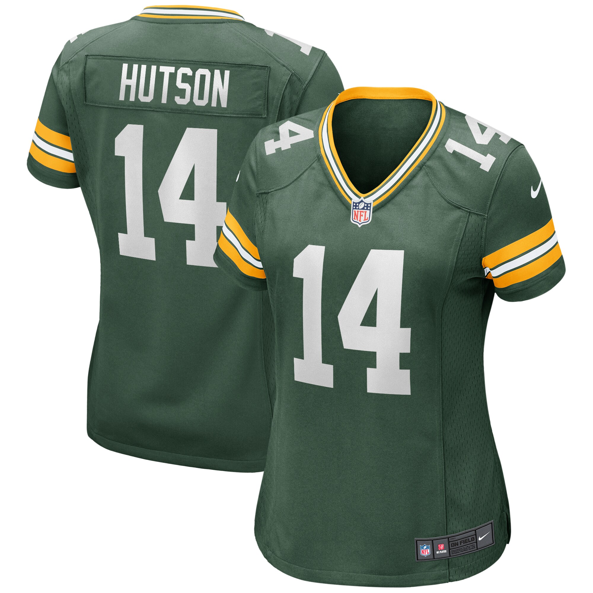 Don Hutson Green Bay Packers Women's Game Retired Player Jersey - Green