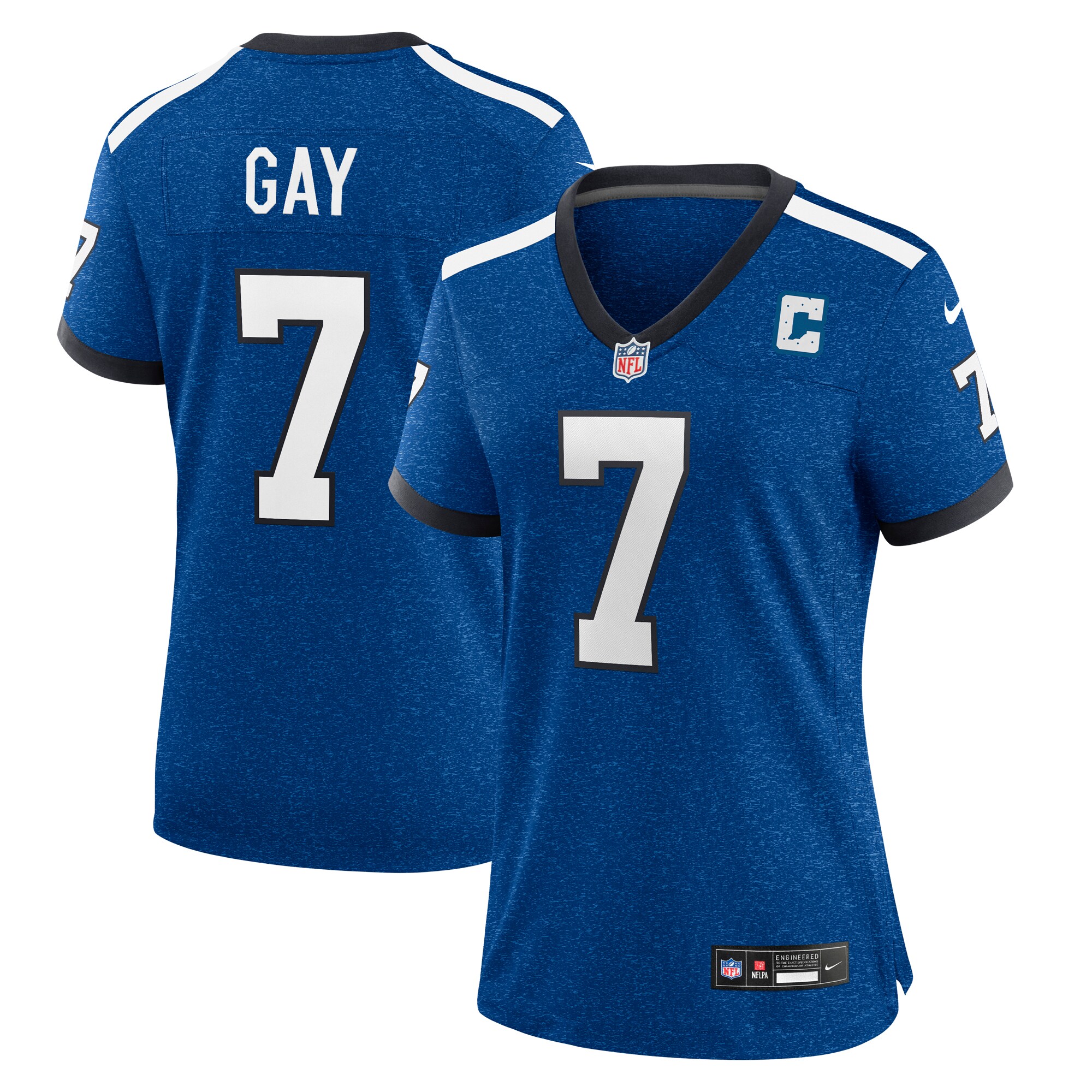 Matt Gay Indianapolis Colts Women's Indiana Nights Alternate Game Jersey - Royal