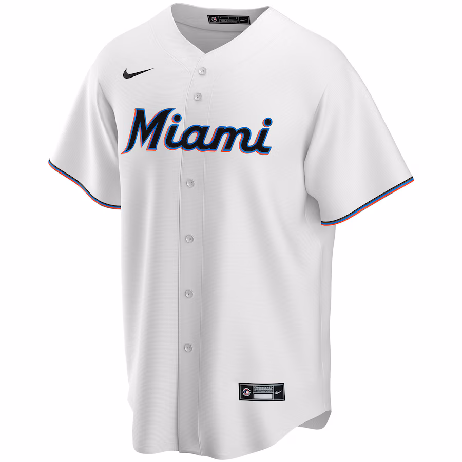 Youth Miami Marlins Nike White Home Pick-A-Player Retired Roster Replica Jersey