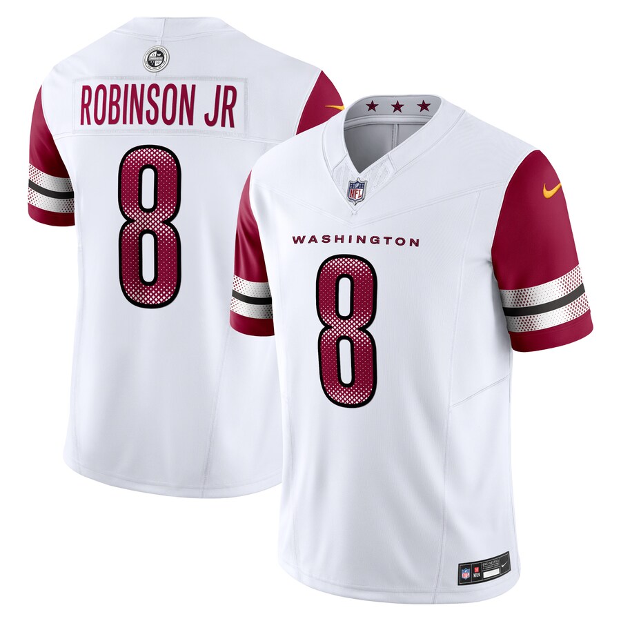 Mens Washington Commanders Brian Robinson Jr. White Vapor F.U.S.E. Limited Jersey