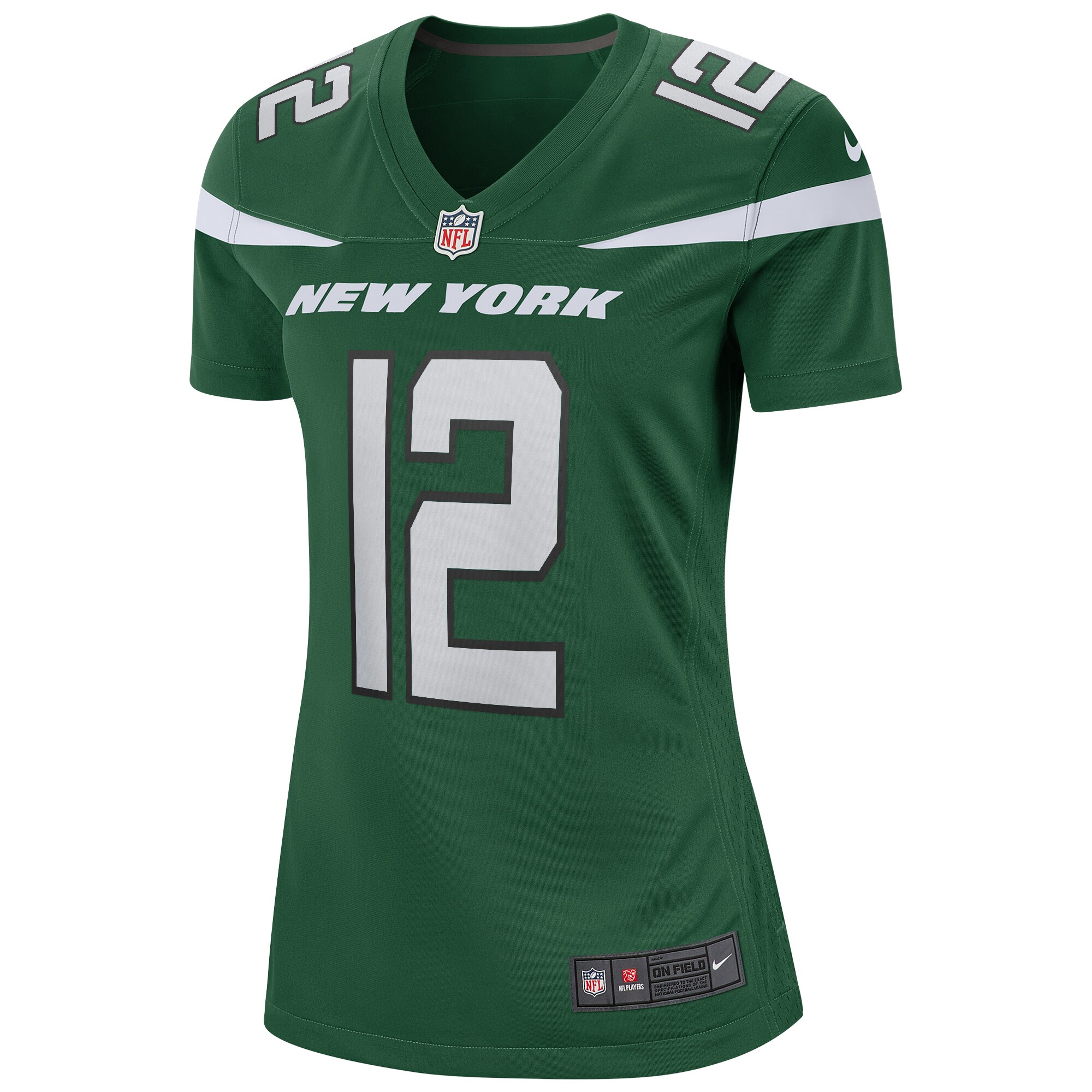 Joe Namath New York Jets Women's Game Retired Player Jersey - Gotham Green