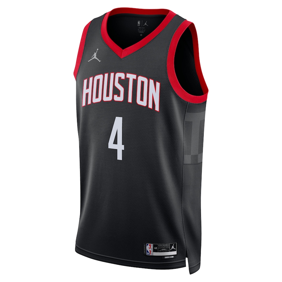 Unisex Houston Rockets Jalen Green Jordan Brand Black Swingman Jersey - Statement Edition