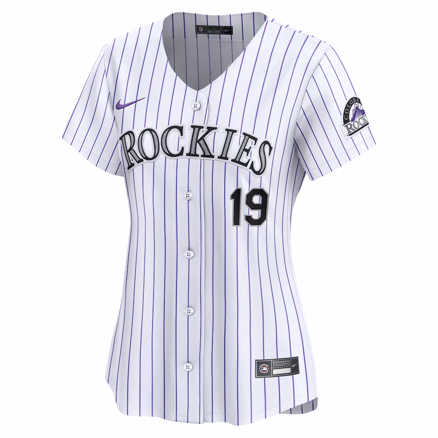 Youth Colorado Rockies Charlie Blackmon Nike White Home Limited Player Jersey