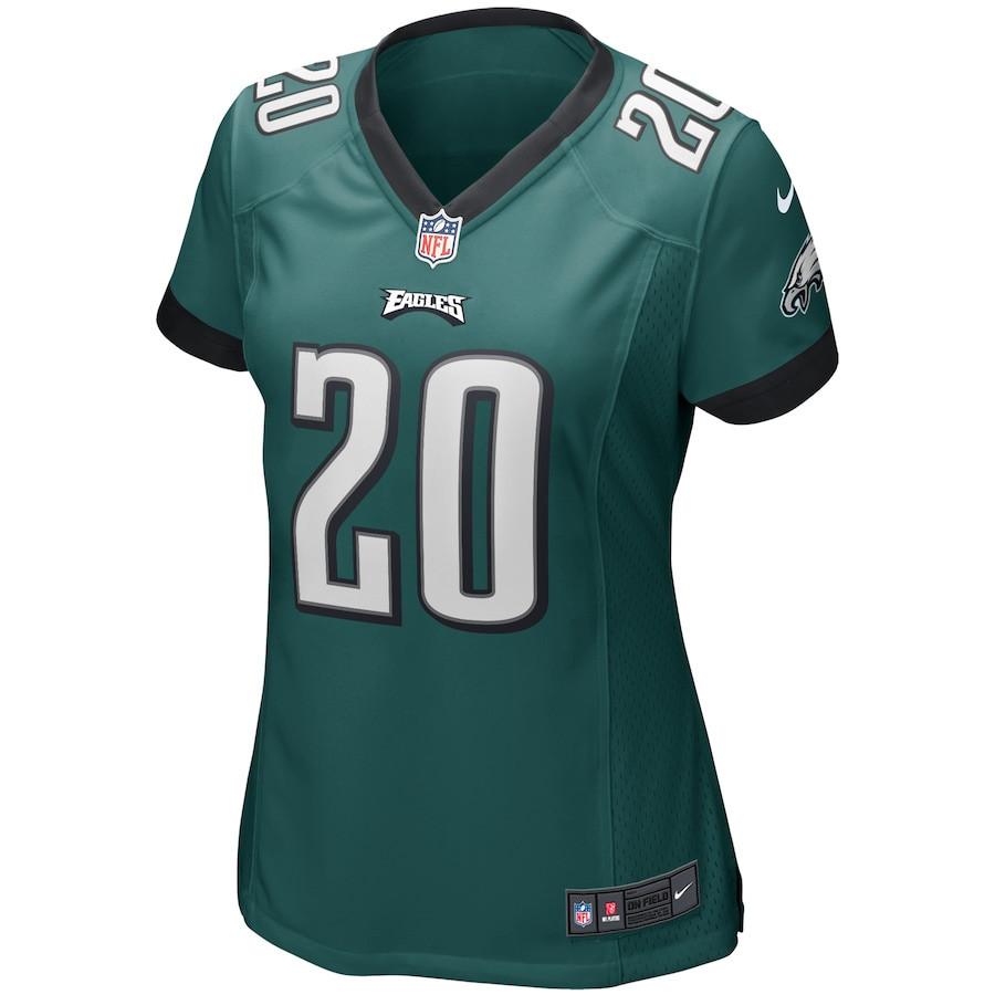 Brian Dawkins 20 Philadelphia Eagles Women Game Retired Jersey - Midnight Green