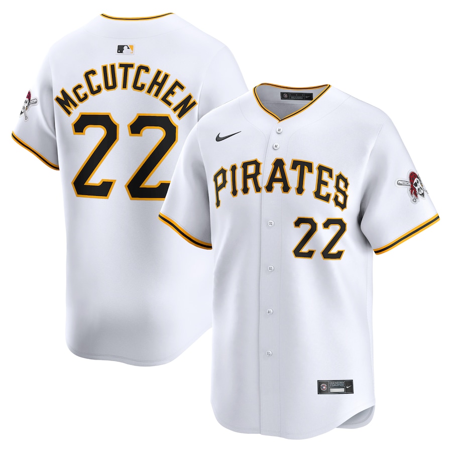 Men's Pittsburgh Pirates Andrew McCutchen White Home Limited Player Jersey