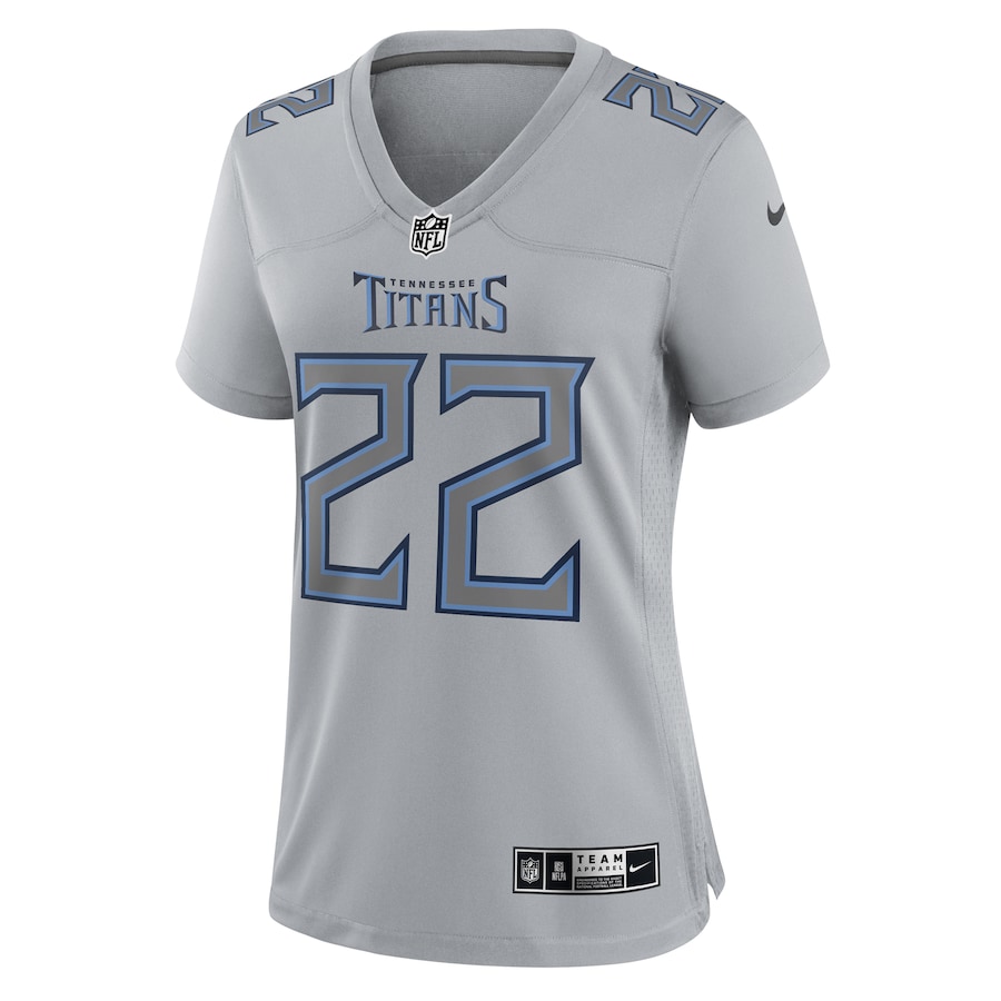 Womens Tennessee Titans Derrick Henry Gray Atmosphere Fashion Game Jersey