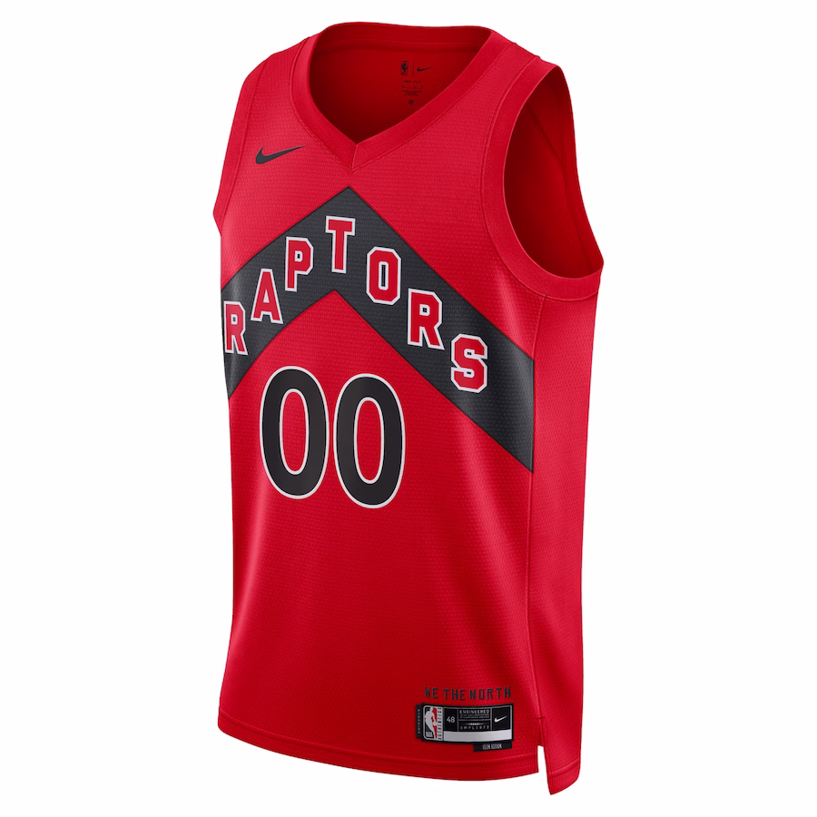 Unisex Toronto Raptors Nike Red Swingman Custom Jersey - Icon Edition