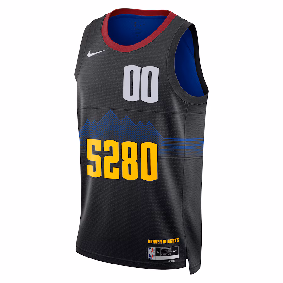 Unisex Denver Nuggets Nike Black 2023/24 Custom Swingman Jersey - City Edition
