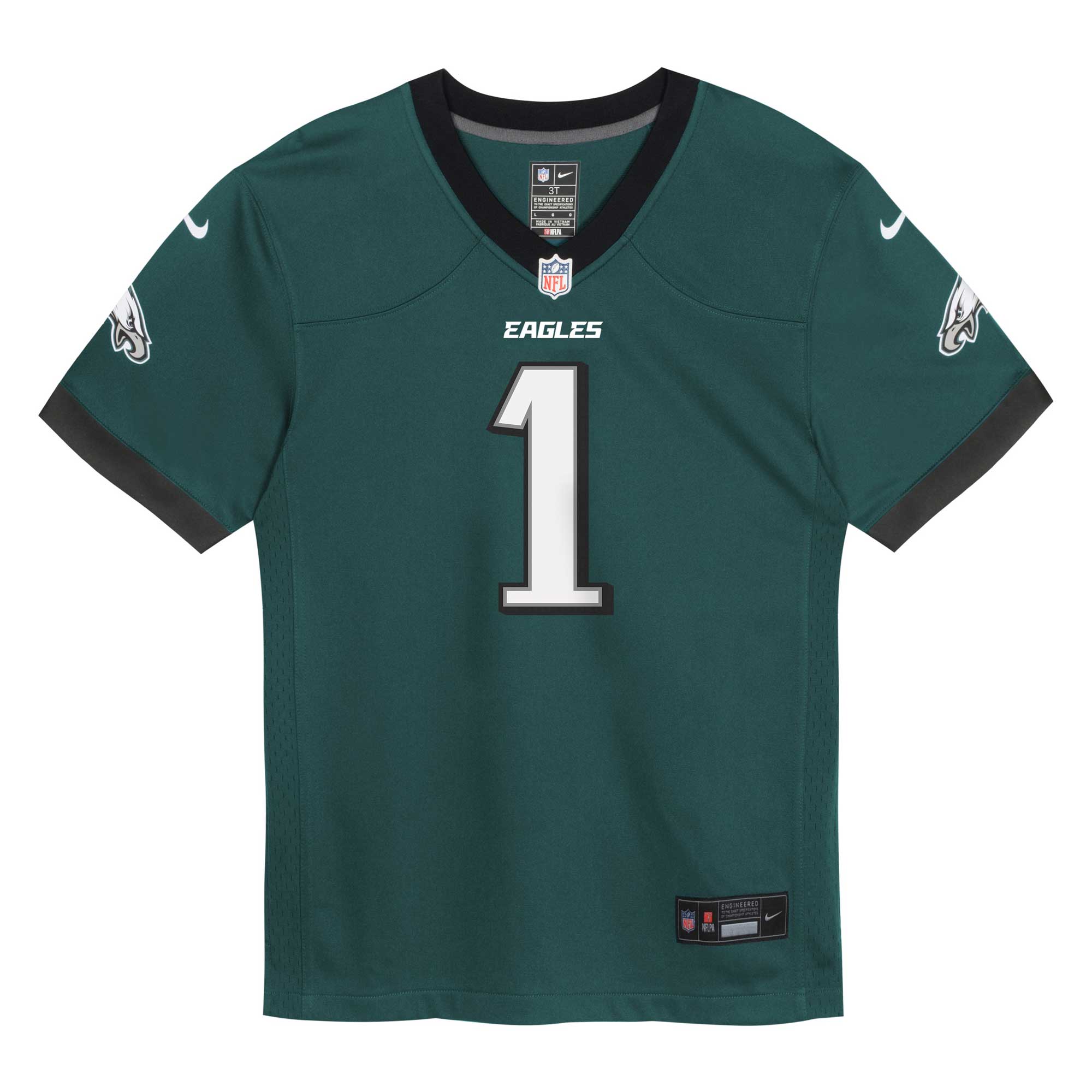 Jalen Hurts Philadelphia Eagles Preschool Game Jersey - Midnight Green