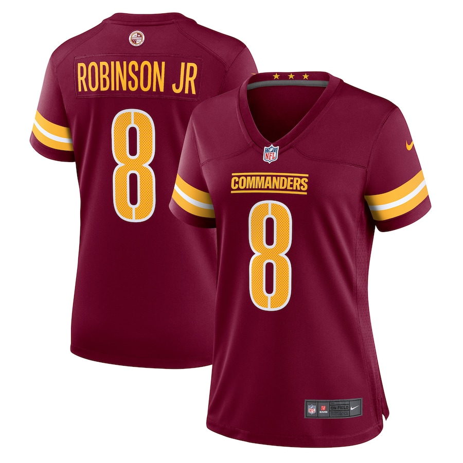 Womens Washington Commanders Brian Robinson Burgundy Player Game Jersey
