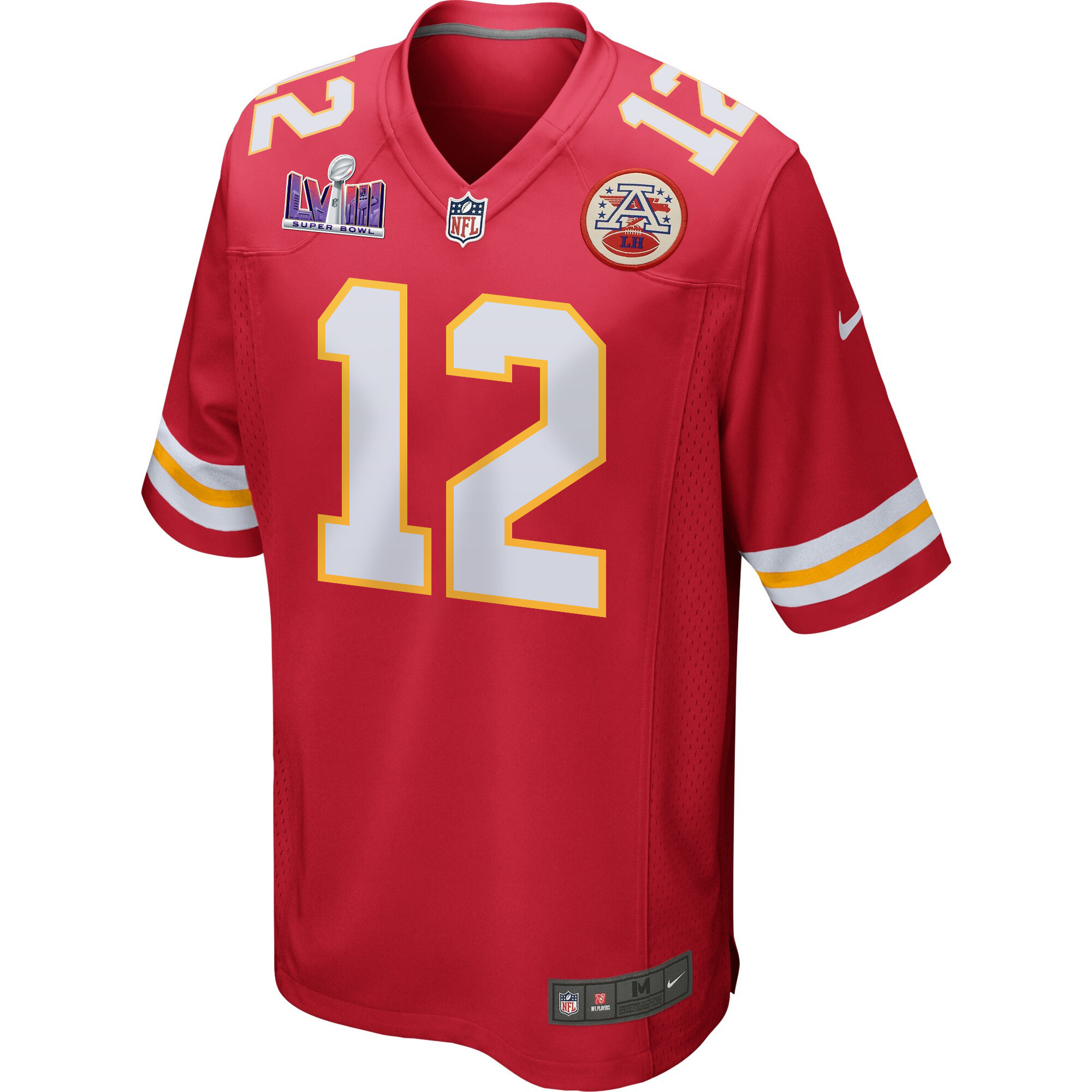 Mecole Hardman 12 Signed Kansas City Chiefs Super Bowl LVIII Game Men Jersey - Red