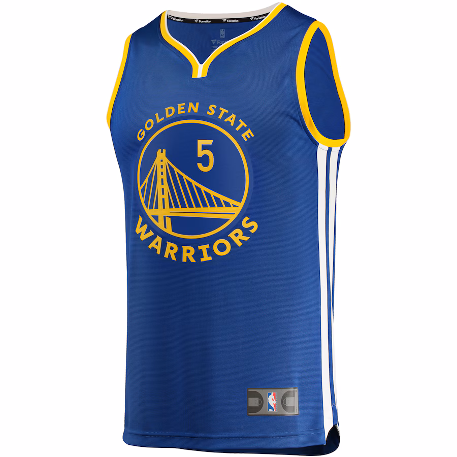 Kevon Looney Golden State Warriors Fanatics Fast Break Replica Player Team Jersey - Icon Edition - Royal