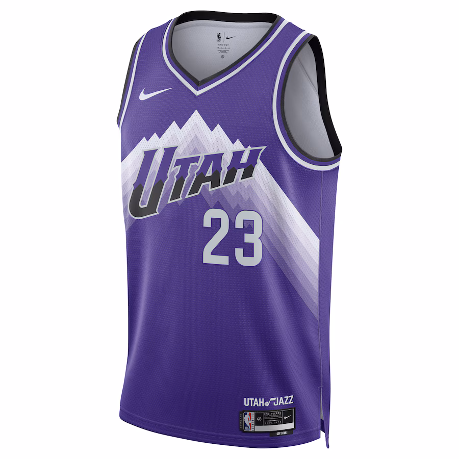Unisex Utah Jazz Lauri Markkanen Nike Purple 2023/24 Swingman Jersey - City Edition