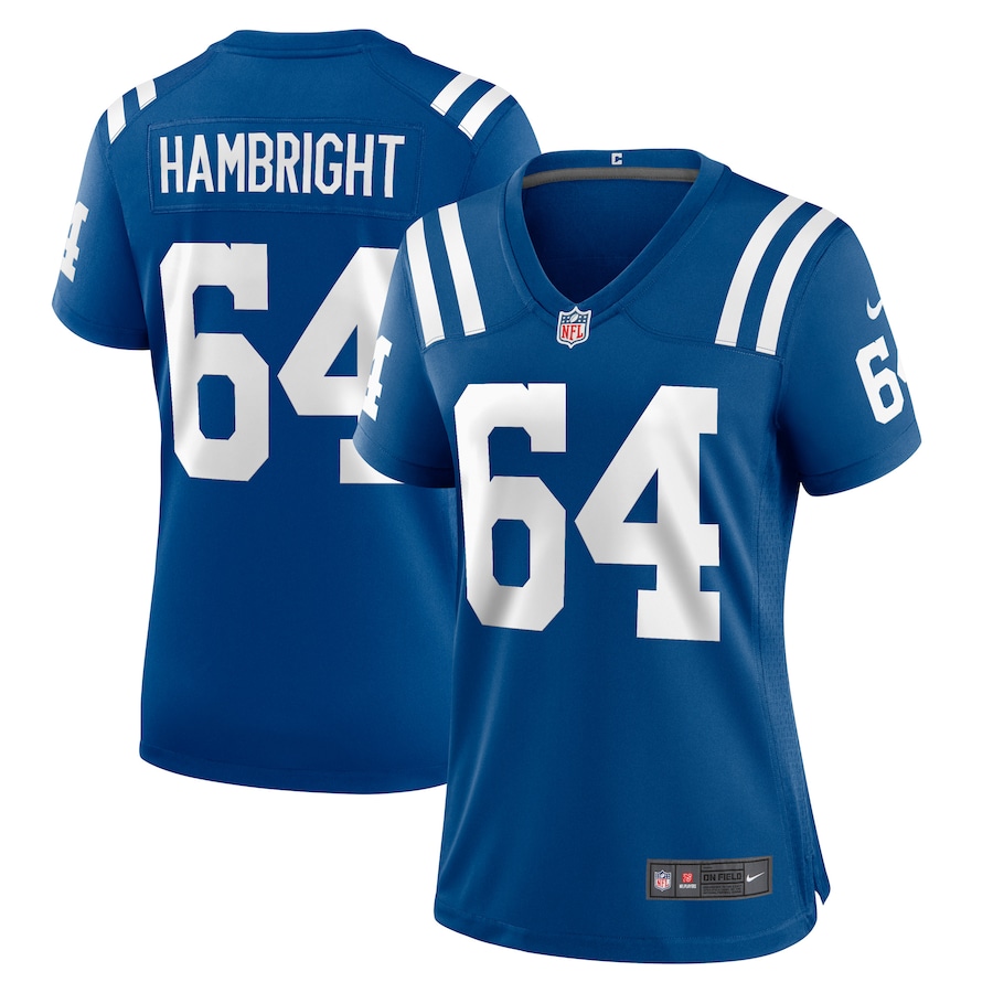 Womens Indianapolis Colts Arlington Hambright Royal Game Player Jersey