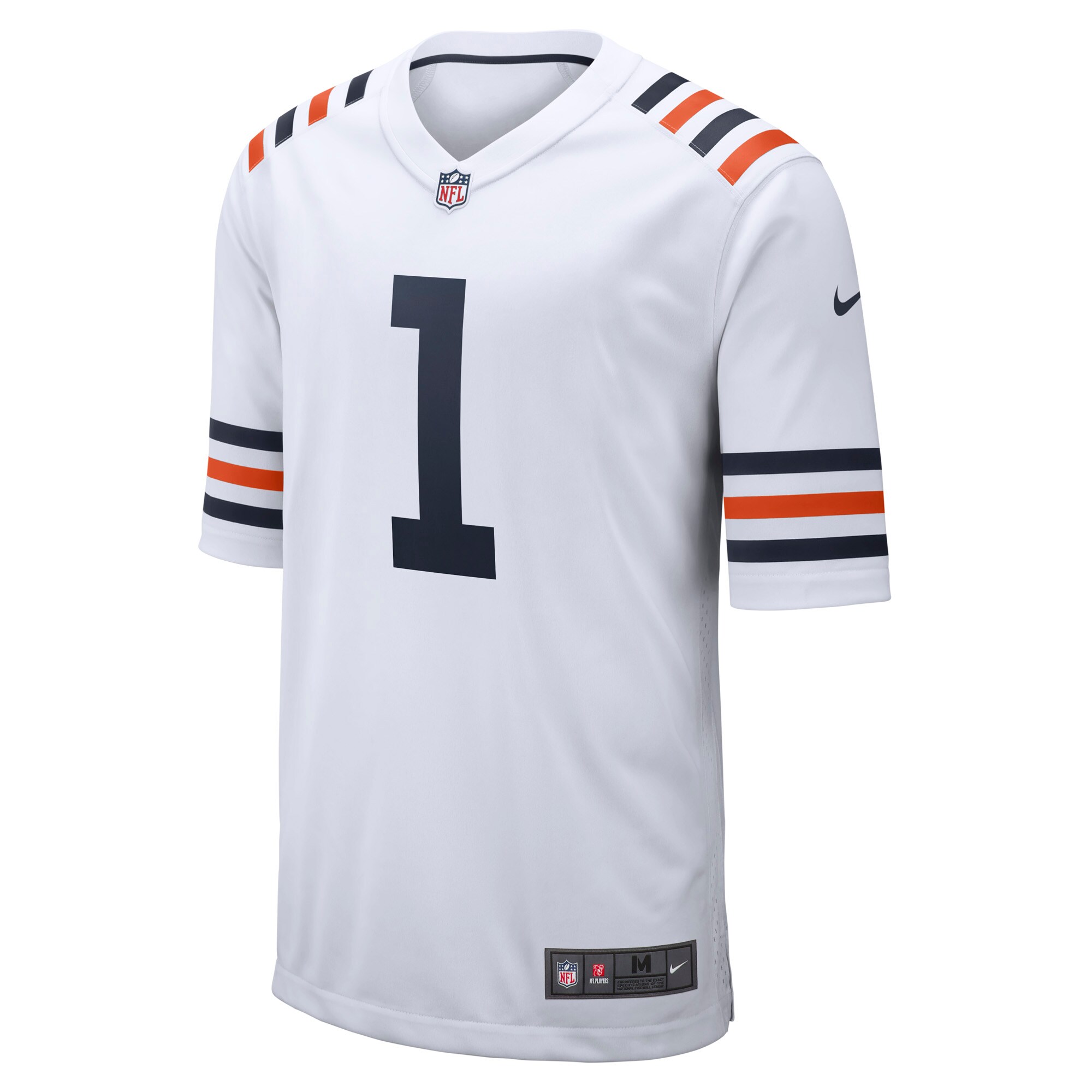 Justin Fields Chicago Bears 2021 NFL Draft First Round Pick Alternate Classic Game Jersey - White