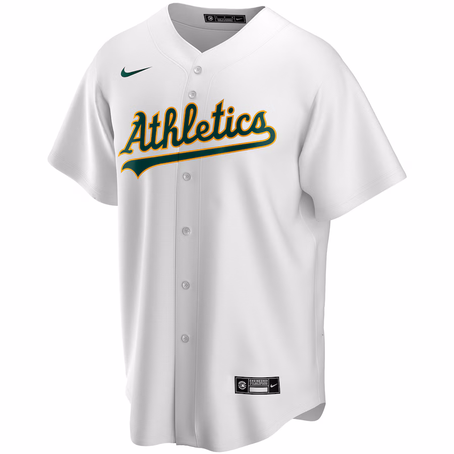 Men's Oakland Athletics Nike White Home Pick-A-Player Retired Roster Replica Jersey