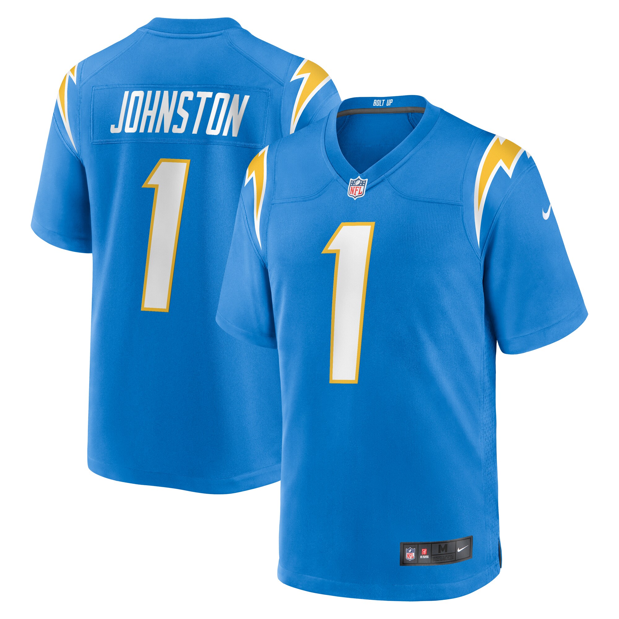 Quentin Johnston Los Angeles Chargers 2023 NFL Draft First Round Pick Game Player Jersey - Powder Blue