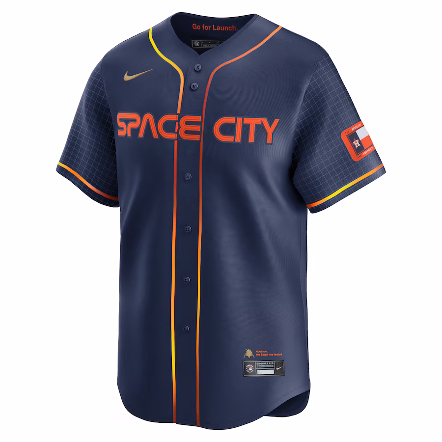 Jose Altuve Houston Astros Nike City Connect Limited Player Jersey - Navy