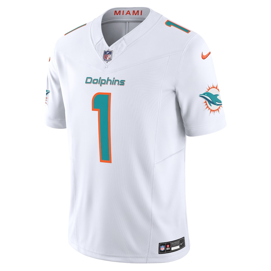 Mens Miami Dolphins Tua Tagovailoa White Vapor F.U.S.E. Limited Jersey