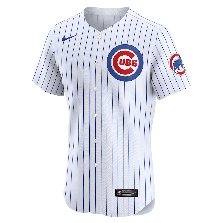 Men's Chicago Cubs White Home Elite Pick-A-Player Retired Roster Jersey