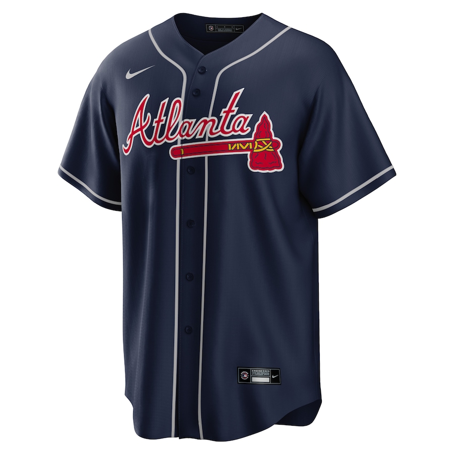Matt Olson Atlanta Braves Nike Big & Tall Alternate Replica Player Jersey - Navy