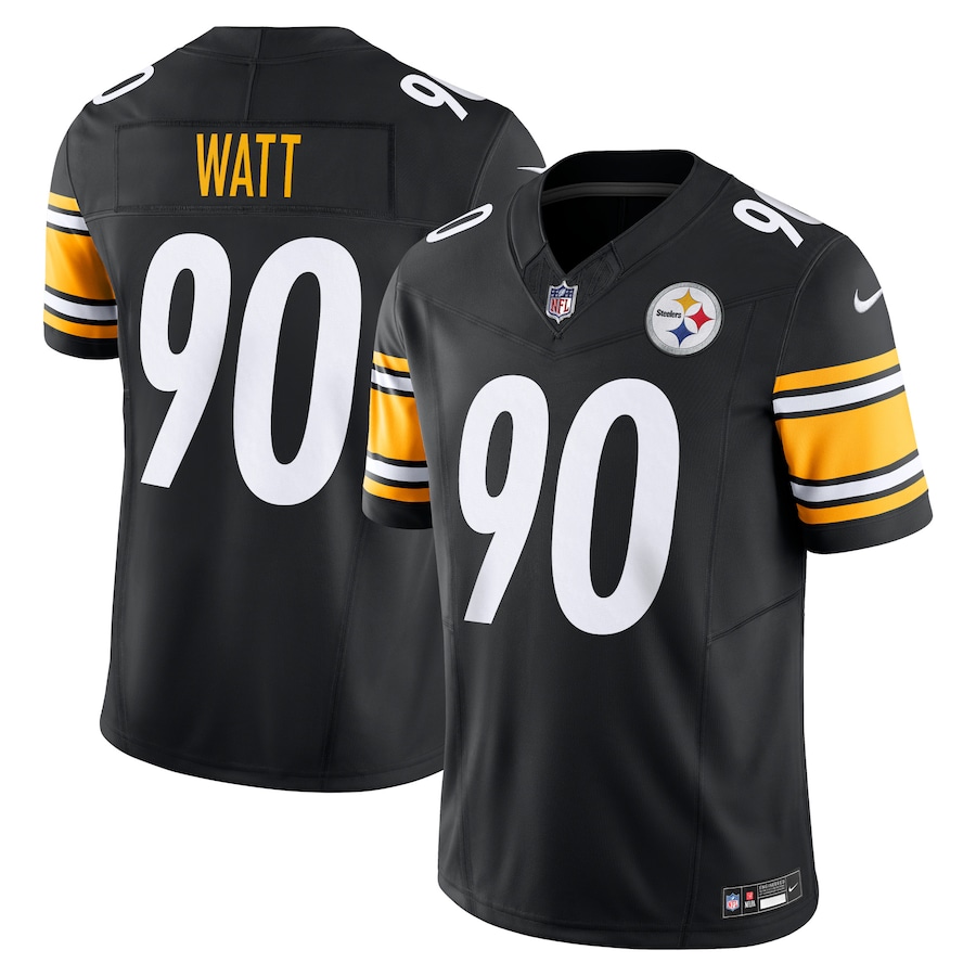 Mens Pittsburgh Steelers T.J. Watt Black Vapor F.U.S.E. Limited Jersey