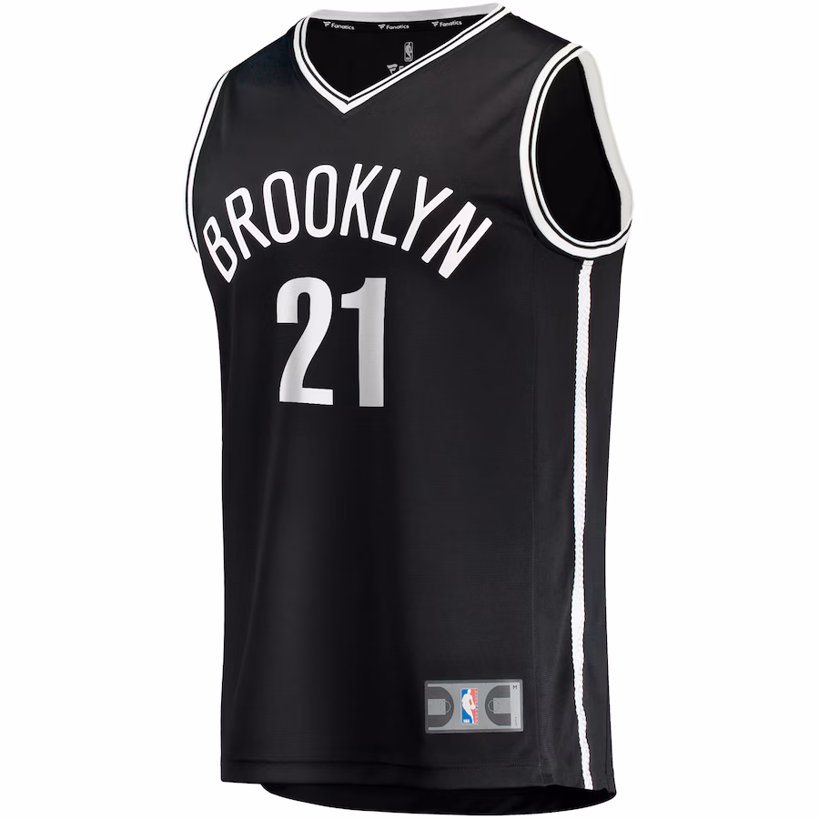 Noah Clowney Brooklyn Nets Fanatics Fast Break Replica Jersey - Icon Edition - Black