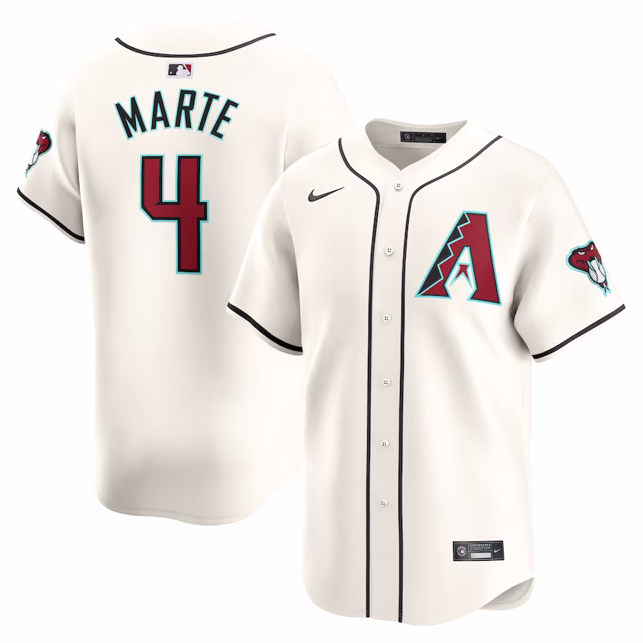 Youth Arizona Diamondbacks Ketel Marte Nike White Home Limited Player Jersey