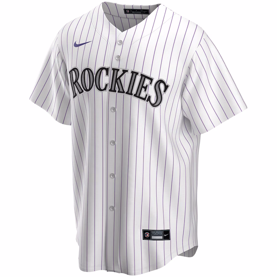 Youth Colorado Rockies Nike White Home Pick-A-Player Retired Roster Replica Jersey