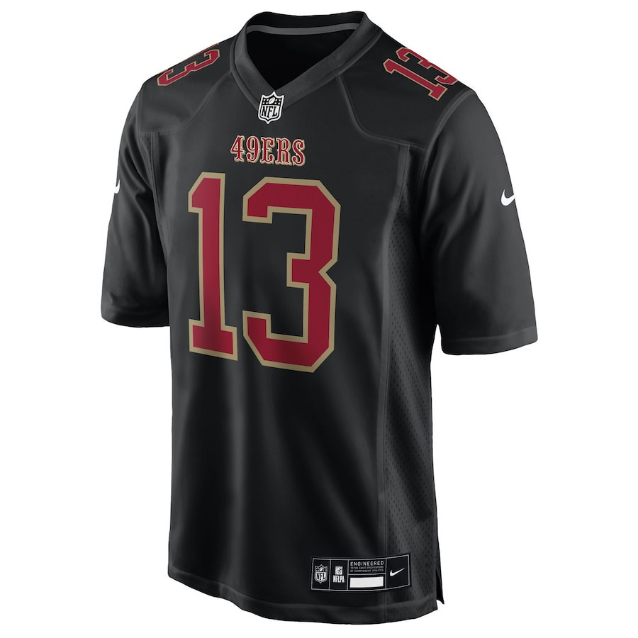 Brock Purdy 13 San Francisco 49ers Fashion Game Men Jersey - Carbon Black