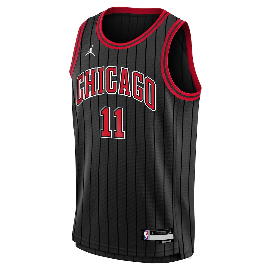 Youth Chicago Bulls DeMar DeRozan Jordan Brand Black Swingman Jersey - Statement Edition