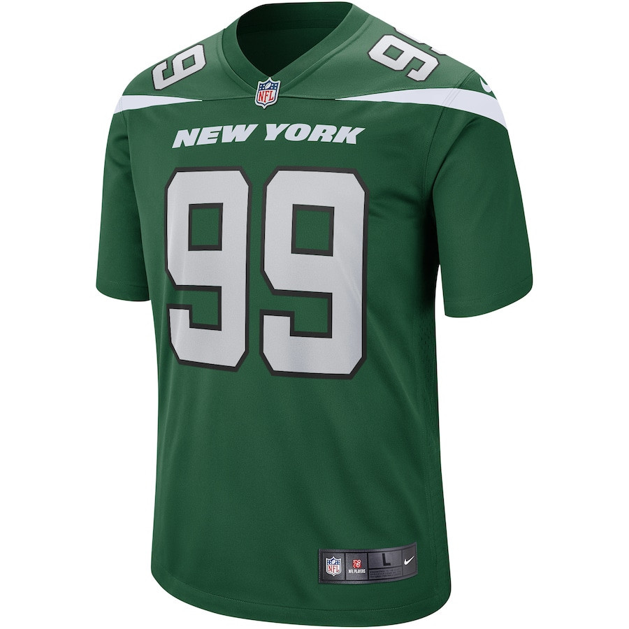 Mark Gastineau 99 New York Jets Men Game Retired Jersey - Gotham Green