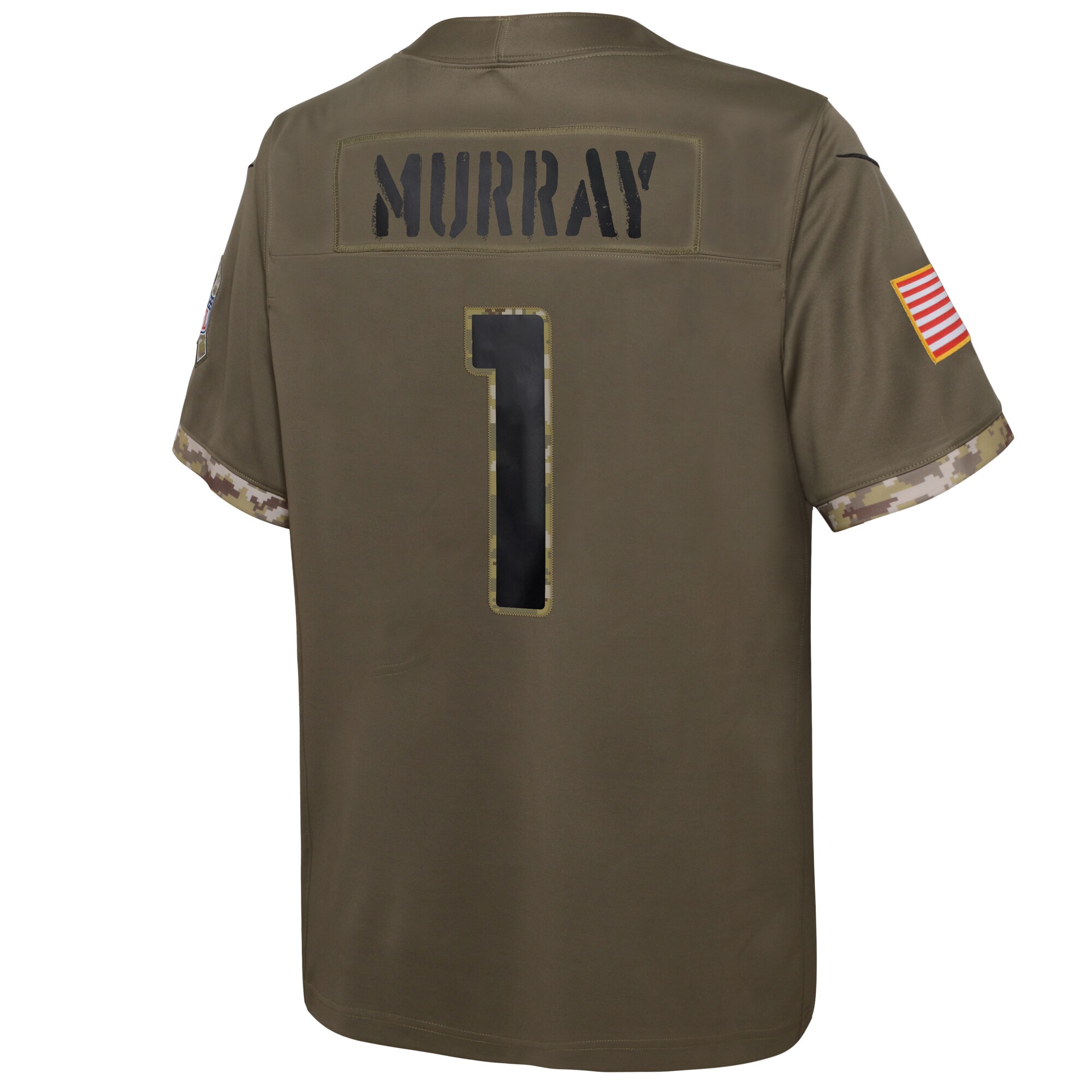 Kyler Murray Arizona Cardinals Youth 2022 Salute To Service Player Limited Jersey - Olive