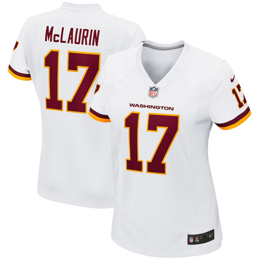 Womens Washington Football Team Terry McLaurin White Game Player Jersey