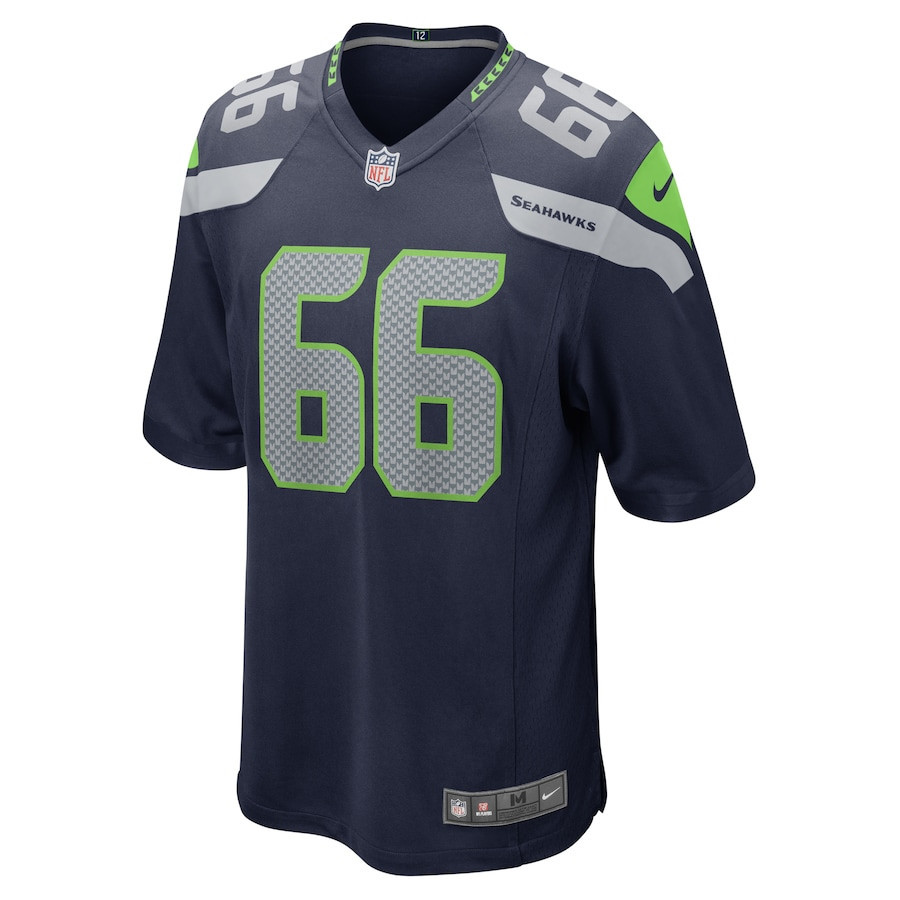 McClendon Curtis 66 Seattle Seahawks Men Team Game Jersey - College Navy