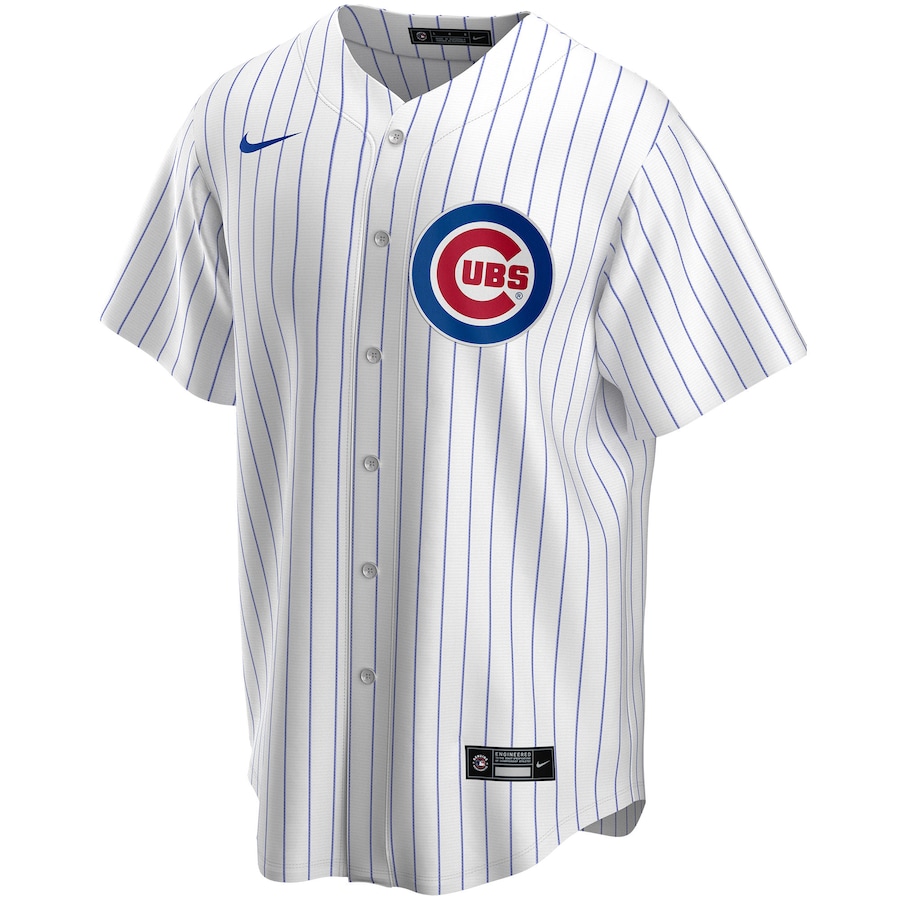 Men's Chicago Cubs White Home Pick-A-Player Retired Roster Replica Jersey