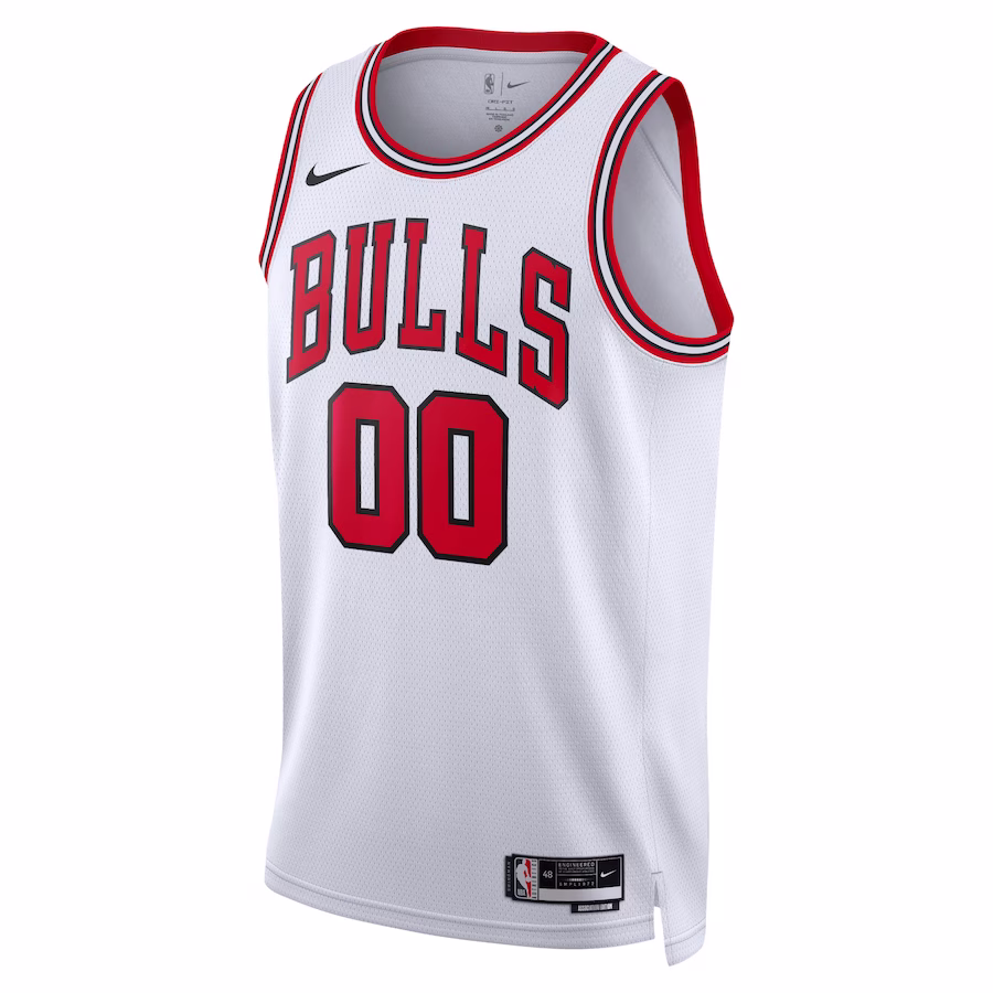 Unisex Chicago Bulls Nike White Swingman Custom Jersey - Association Edition