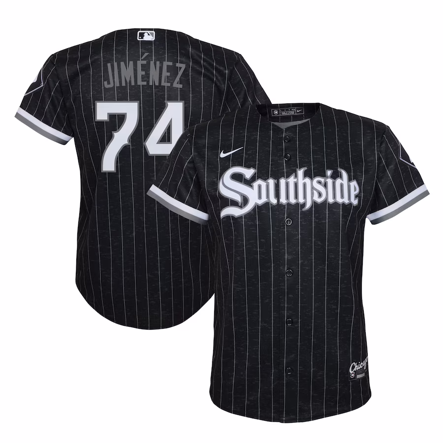 Women's Chicago White Sox Eloy Jimenez Nike Black City Connect Replica Player Jersey