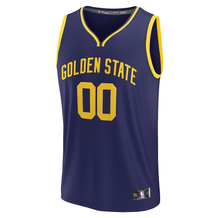 Mens Golden State Warriors Branded Navy 2022/23 Fast Break Custom Jersey