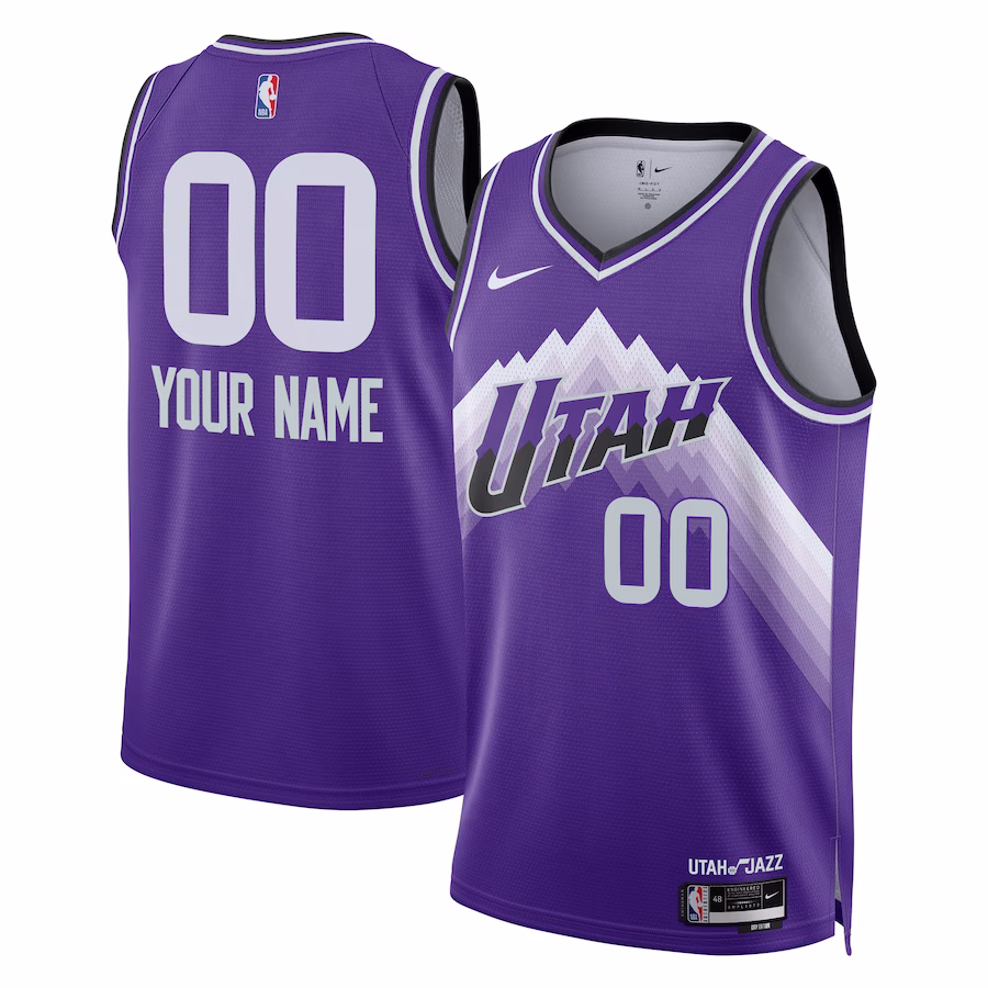 Unisex Utah Jazz Nike Purple 2023/24 Custom Swingman Jersey - City Edition