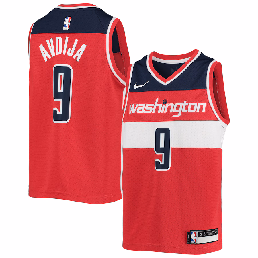 Youth Washington Wizards Deni Avdija Nike Red Swingman Jersey - Icon Edition