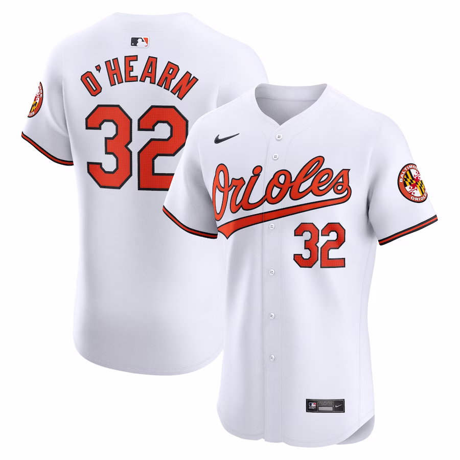 Youth Baltimore Orioles Ryan O'Hearn Nike White Home Elite Player Jersey