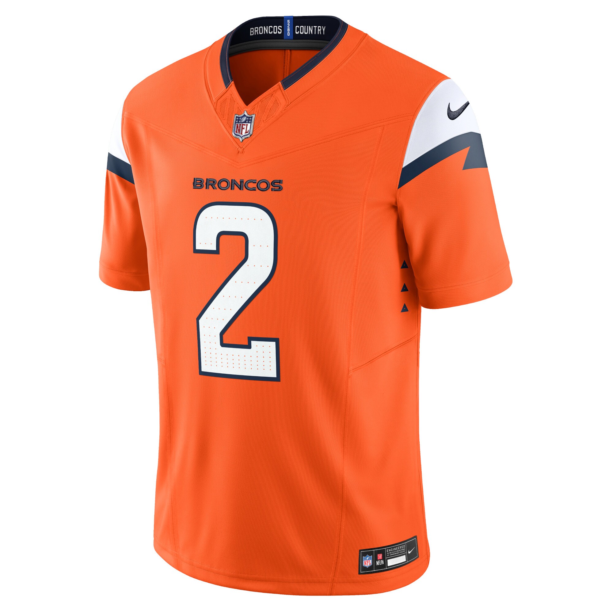Patrick Surtain II Denver Broncos Vapor F.U.S.E. Limited Jersey - Orange