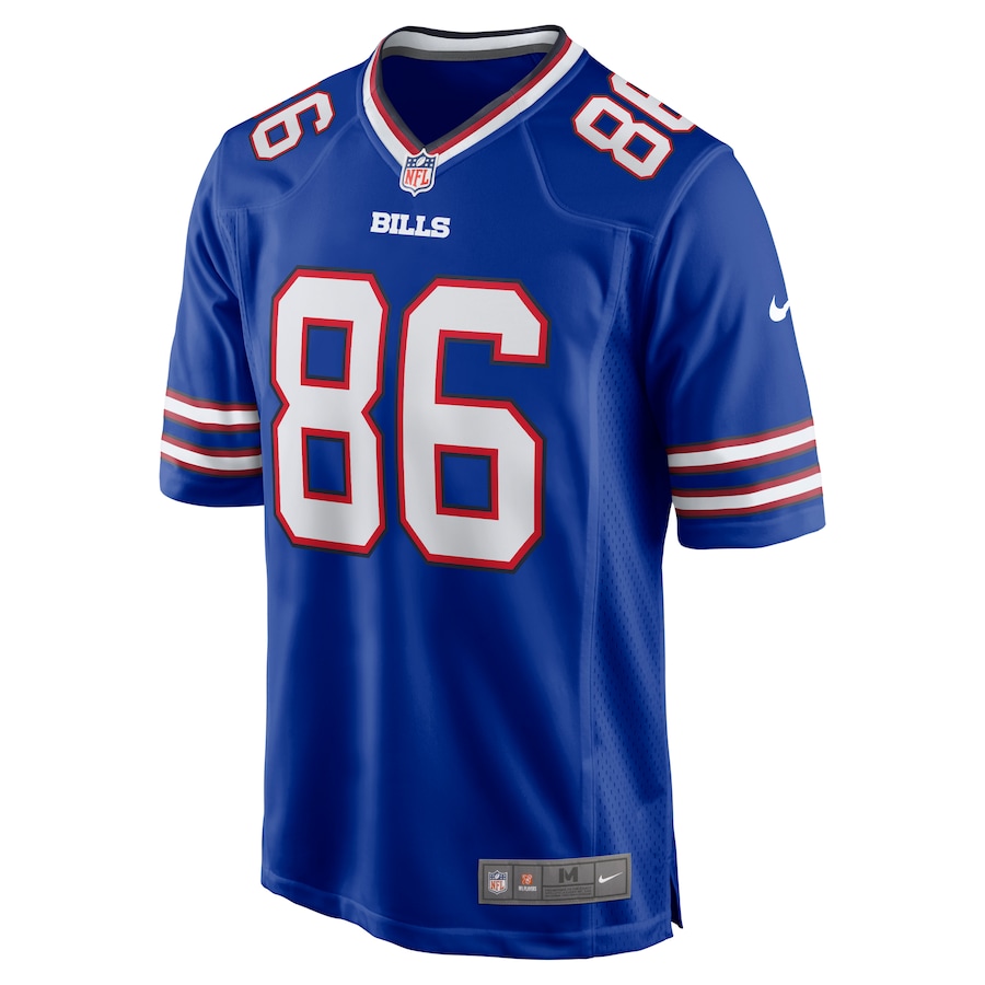 Mens Buffalo Bills Dalton Kincaid Royal 2023 Draft First Round Pick Game Jersey