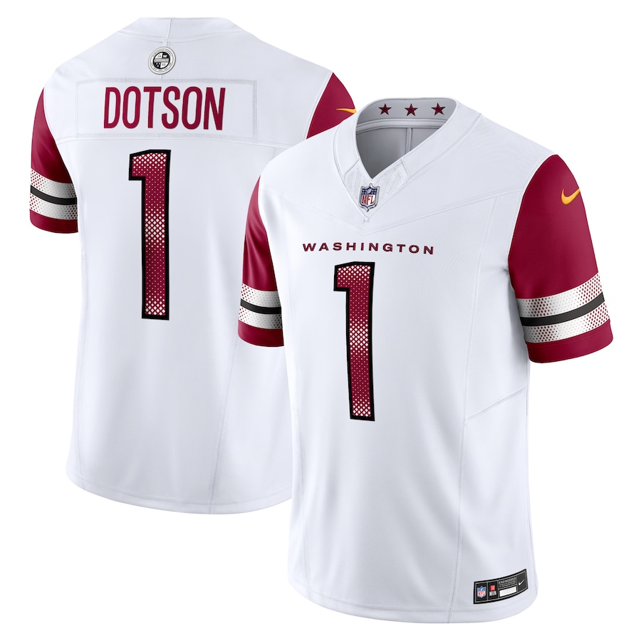 Mens Washington Commanders Jahan Dotson White Vapor F.U.S.E. Limited Jersey