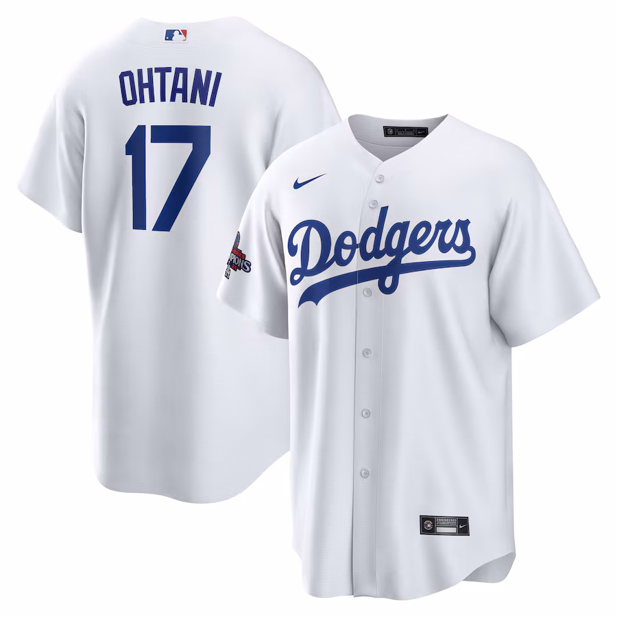 Shohei Ohtani Los Angeles Dodgers Nike 2024 World Series Champions Home Replica Player Jersey - White