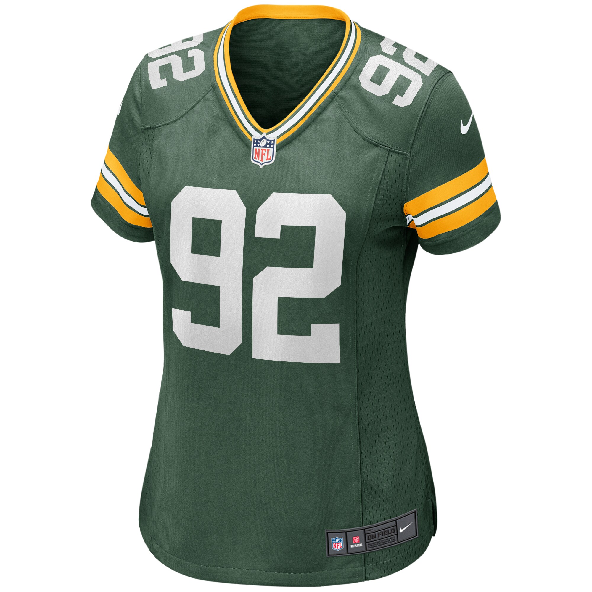Reggie White Green Bay Packers Women's Game Retired Player Jersey - Green
