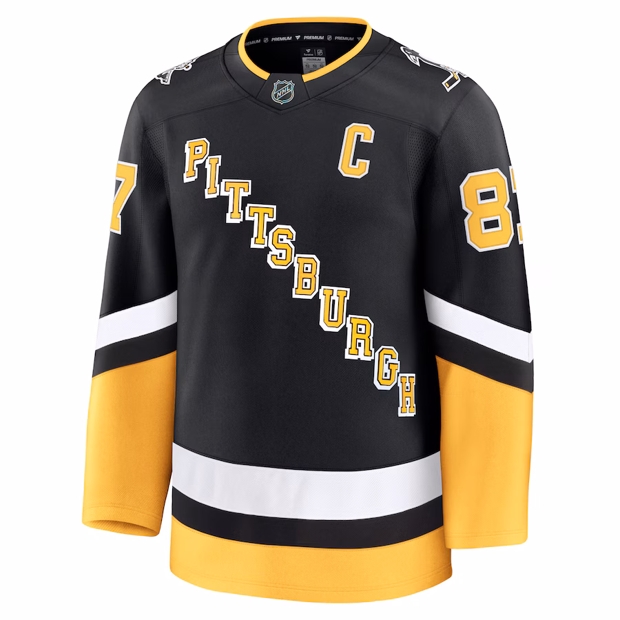 Sidney Crosby Pittsburgh Penguins Fanatics Alternate Premium Jersey - Black
