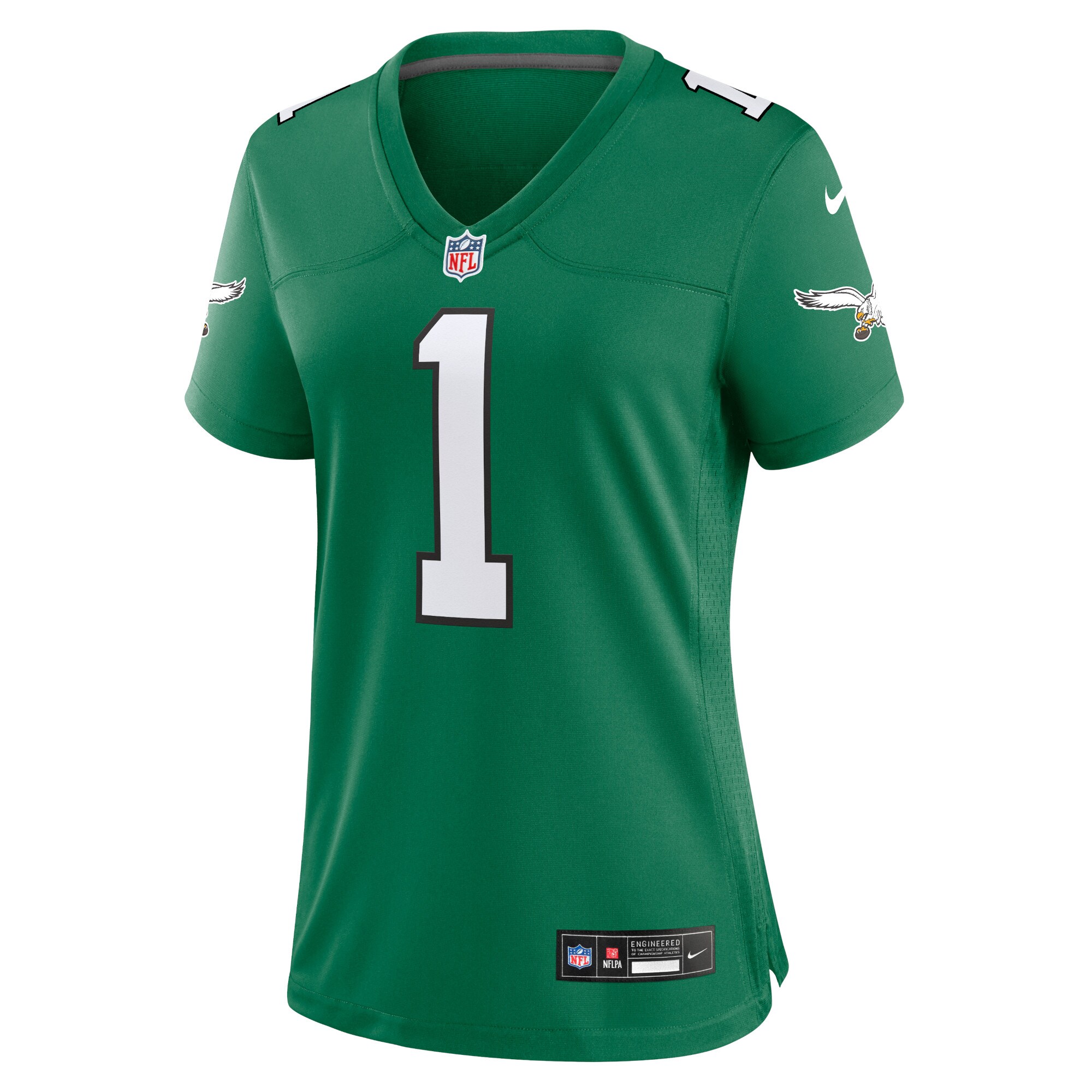 Jalen Hurts Philadelphia Eagles Women's Game Player Jersey - Kelly Green